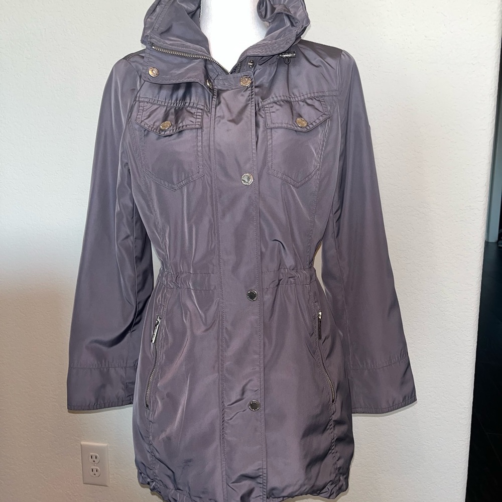 Michael Kors Gray Rain Coat - image 1
